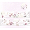 Washi Tape Dreamy Ink Series, DIY Scrapbook Decorative Adhesive Tapes, Pink, 40mm