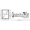 Rectangle with Word PVC Wall Stickers DIY-WH0228-175-2