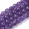 Natural Amethyst Beads Strands X-G-Q961-17-6mm-1
