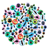 PandaHall Elite 120Pcs 4 Style Glass Cabochons GGLA-PH0001-10-1