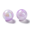 Two Tone Opaque Acrylic Beads SACR-P024-01B-W05-2