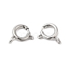 304 Stainless Steel Spring Ring Clasps STAS-Q215-45P-01-1