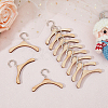 SUPERFINDINGS 12Pcs Wood Doll Hangers DIY-FH0006-63A-5