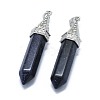 Synthetic Blue Goldstone Pointed Pendants G-G795-01P-05-1