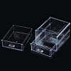 Double Layer Polystyrene Plastic Bead Storage Containers CON-N011-043-5
