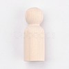 Unfinished Wood Male Peg Dolls People Bodies DIY-WH0059-09C-1