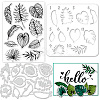 Globleland 1 Sheet PVC Plastic Stamps DIY-GL0009-05-1