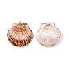 Natural Scallop Shell Pendants SSHEL-N038-17-1