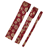 SUPERFINDINGS 6M 3 Styles Christmas Double Face Printed Polyester Ribbons OCOR-FH0001-26A-1