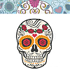 Halloween Theme Luminous Body Art Tattoos Stickers SKUL-PW0002-093-26-1