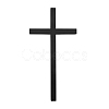 Rubber Wood Cross Wall Decoration AJEW-WH0083-31-1