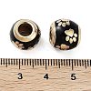 Golden Plated Alloy Enamel European Beads FIND-E046-04G-3