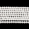 Cubic Zirconia Imitation Pearl Bead Strands ZIRC-P109-03A-09-1