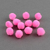 Round Wool Pom Pom Ball Beads X-AJEW-S006-1mm-03-1