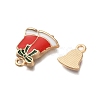 Christmas Theme Alloy Enamel Pendants FIND-M039-01G-2