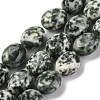 Natural Green Spot Jasper Beads Strands G-M420-D13-01-1