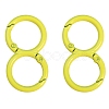 Spray Painted Alloy 8-shaped Keychain Clasps PW-WGE4E28-20-1