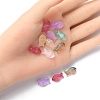 35Pcs Transparent Spray Painted Glass Beads GLAA-YW0001-69-4