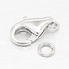Sterling Silver Lobster Claw Clasps X-STER-I010-10mm-2
