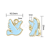 80Pcs 4 Colors Zinc Alloy Enamel Charms PALLOY-CJ0001-151-2