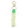 Flower PVC Rope Keychains KEYC-B015-01LG-06-1