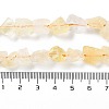 Raw Rough Natural Citrine Beads Strands G-B065-C11-5