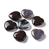 Natural Indian Agate Heart Love Stone G-F678-44-1