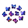 Pointed Back Glass Rhinestone Cabochons MRMJ-N027-008-A03-1