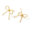 Brass Stud Earrings for Women EJEW-F334-03G-03-2