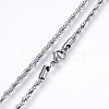 304 Stainless Steel Rope Chain Necklaces X-NJEW-F226-03P-03-2