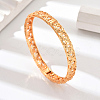 Real 18K Gold Plated Brass Bangles AJ8200-3-1