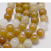 Natural Topaz Jade Beads Strands G-G150-4mm-1-2