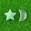 Natural Green Aventurine Healing Moon & Star Ornaments PW-WG13036-04-1