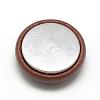 Imitation Leather Covered Cabochons WOVE-S084-06B-3