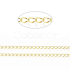 Brass Twisted Chains CHC-Q001-5x4mm-G-1