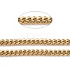 304 Stainless Steel Cuban Link Chain STAS-B019-02C-G-2