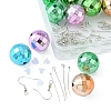 DIY Disco Ball Dangle Earring Making Kit DIY-FS0004-02-3