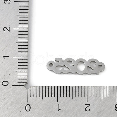 Non-Tarnish 304 Stainless Steel Connector Charms STAS-L279-019P-1