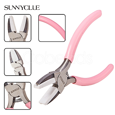 SUNNYCLUE 45# Carbon Steel Jewelry Pliers PT-SC0001-04F-1