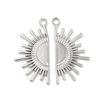 Non-Tarnish 304 Stainless Steel Pendants STAS-L020-039P-1