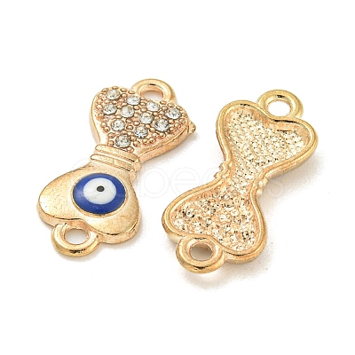 Alloy Blue Enamel Connector Charms ENAM-S003-02J-1