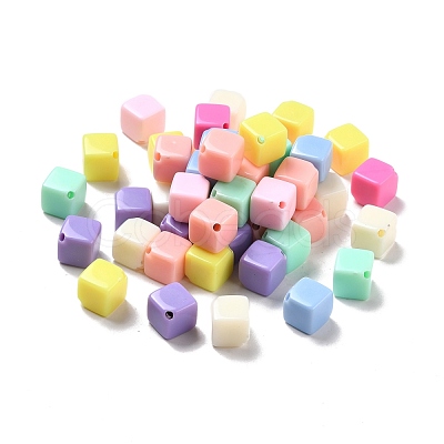 Opaque Acrylic Beads SACR-E003-06-1