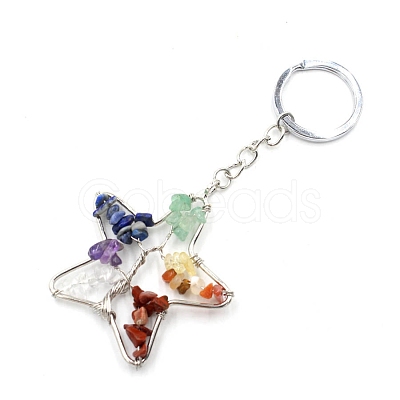 Gemstone Keychains PW-WG204B5-03-1