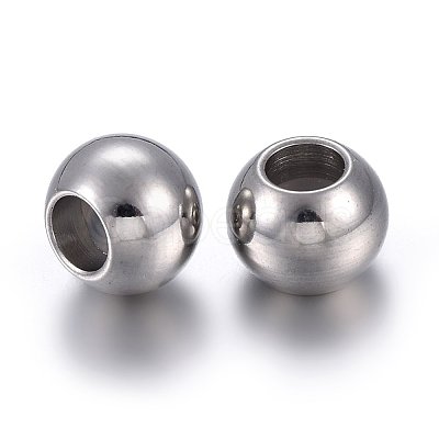 201 Stainless Steel Beads STAS-O110-13P-A-1