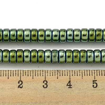 Electroplated Synthetic Non-magnetic Hematite Beads Strands G-K361-A01-03-1