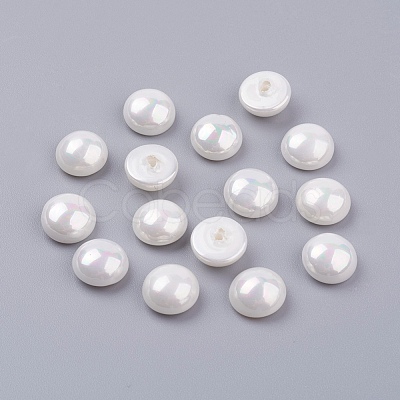 Shell Pearl Half Drilled Beads BSHE-G011-01-8mm-1