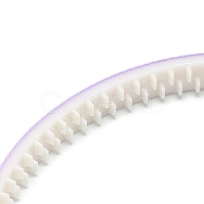 Plain Plastic Hair Band Findings OHAR-Q275-03G-1