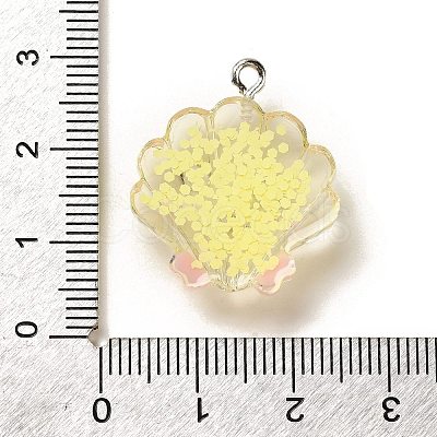 Marine Animal Series Resin Pendants RESI-Q012-01A-02-1