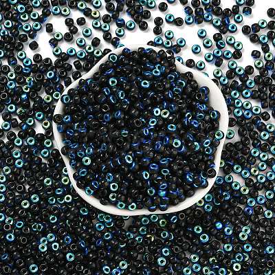 Metallic Colors Glass Seed Beads SEED-Z001-C-D12-1