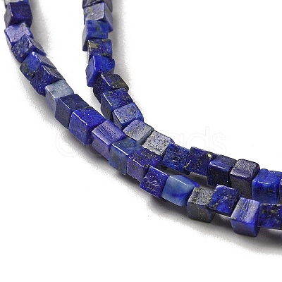 Natural Lapis Lazuli Dyed Beads Strands G-B064-A20-1